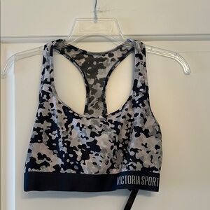 Victoria's Secret Black and Gray Sports Bra Intimates